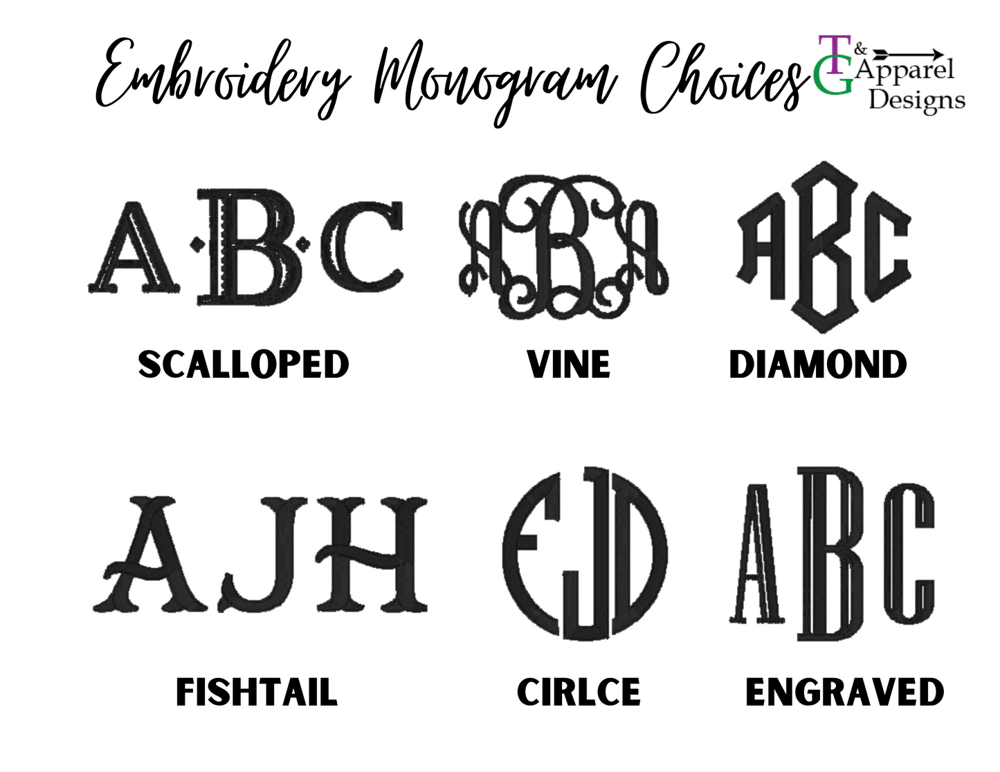 Embroidered Monogrammed Cosmetic Makeup Bag