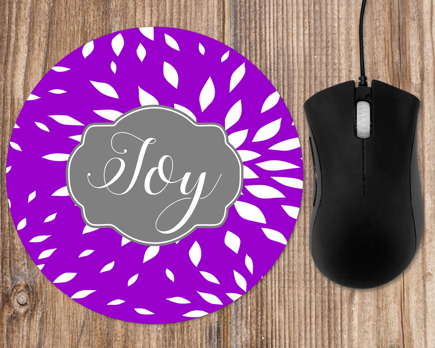 Flower Burst Mousepad and Coaster Set