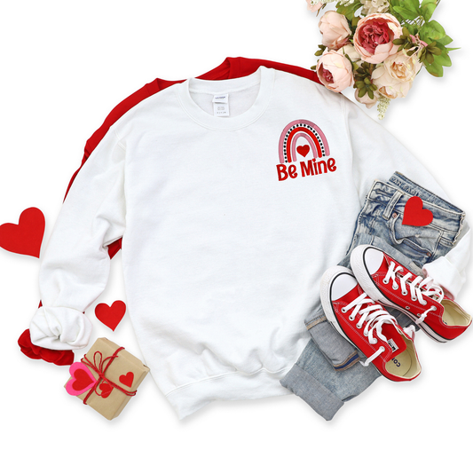 Be Mine Sweatshirt – Embroidered Valentine Crewneck