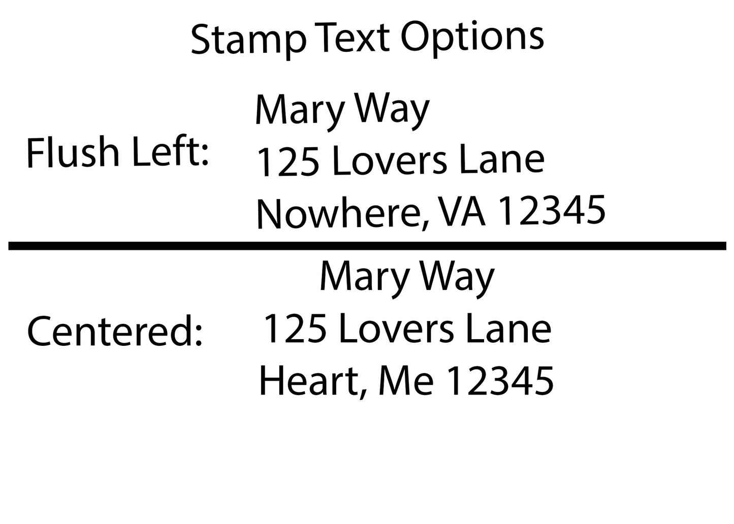 Custom Decorative Address Stamp – Personalized Icon Return Address Stamp